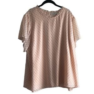 Loft Swiss Dot Blouse